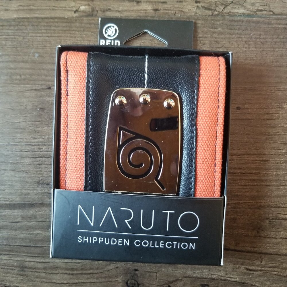 Naruto Metal Badge Wallet